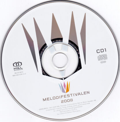 Melodifestivalen 2008 (CD 1)