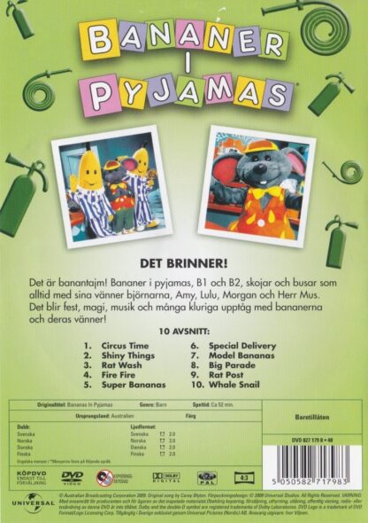 Bananer i Pyjamas 9 - Det brinner (Secondhand media)