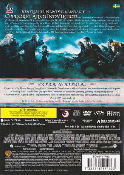 Harry Potter och Fenixorden (2-disc) (Secondhand media)