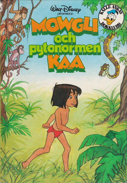 Mowgli och pytonormen Kaa (Kalle Ankas Bokklubb) (Secondhand media)