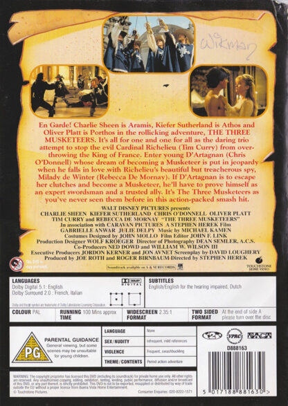 The Three Musketeers (import) (Secondhand media)