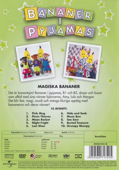 Bananer i pyjamas 1 - Magiska bananer (Secondhand media)