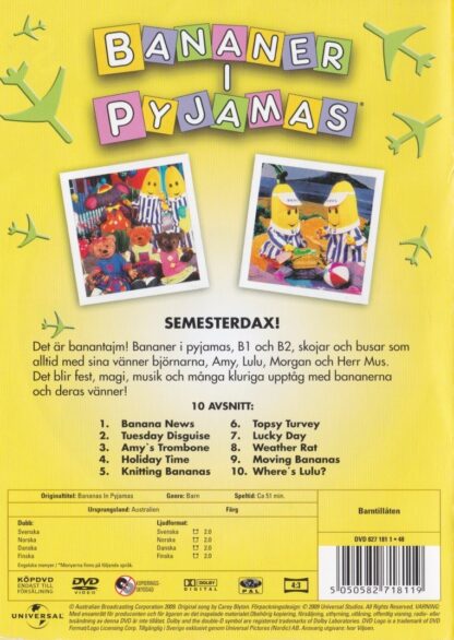 Bananer i pyjamas 11 - Semesterdax (Secondhand media)