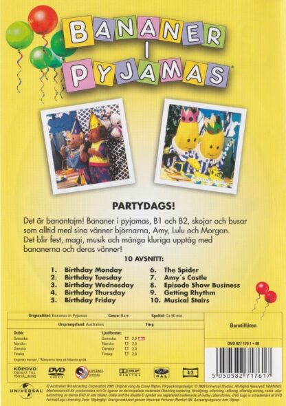 Bananer i pyjamas 3 - Partydags (Secondhand media)