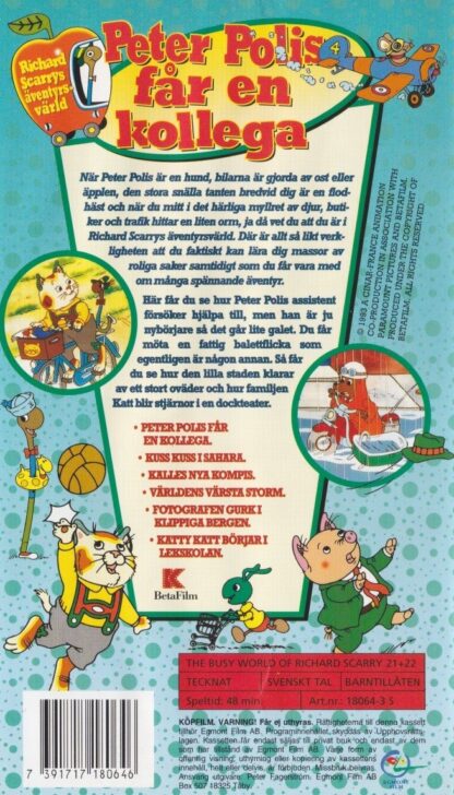 Richard Scarrys äventyrsvärld - Peter polis får en kollega (Secondhand media)