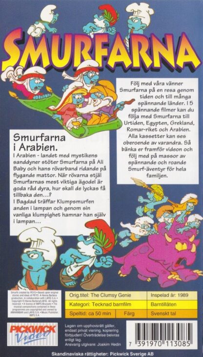 Smurfarna i Arabien (Secondhand media)