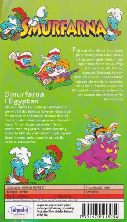 Smurfarna i Egypten (Secondhand media)