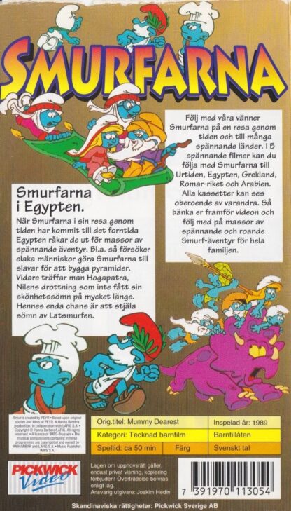 Smurfarna i Egypten (Secondhand media)