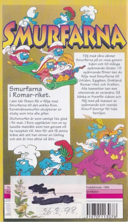 Smurfarna i Romar-riket (Secondhand media)