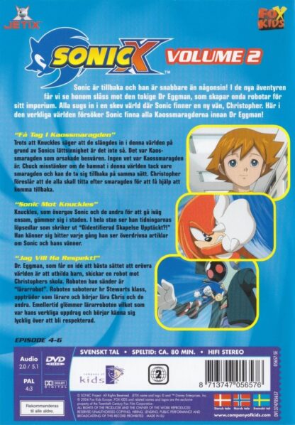 Sonic X Vol. 2 (Secondhand media)