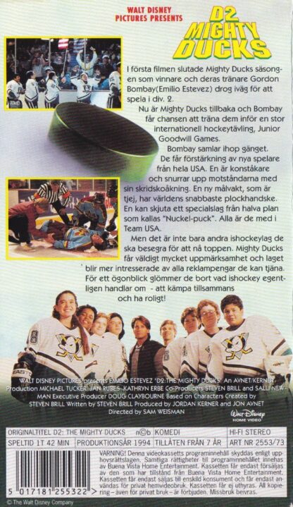 D2: Mighty Ducks - Mästarna är tillbaka (Secondhand media)