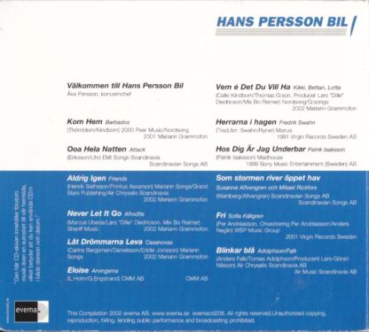 Hans Persson Bil (promotion-CD) (Secondhand media)