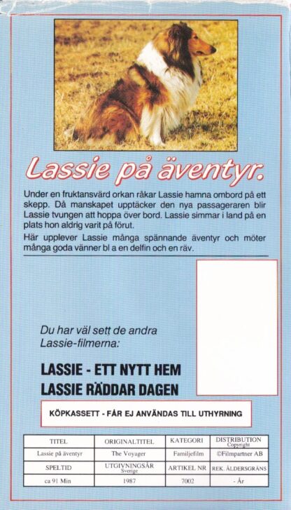 Lassie på äventyr (Secondhand media)