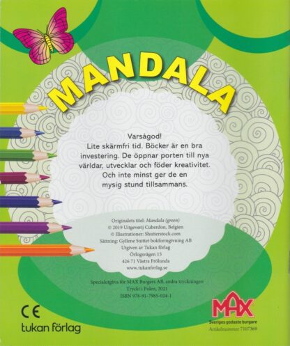 Mandala - målarbok (Secondhand media)