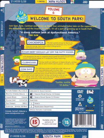 South Park Volume 6 (Secondhand media)