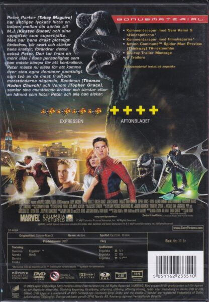 Spider-Man 3 (Secondhand media)