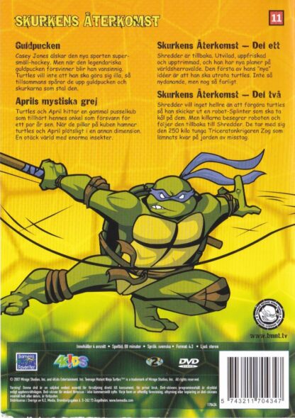 Teenage Mutant Ninja Turtles - Skurkens återkomst (Secondhand media)